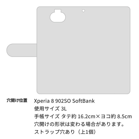 softbank エクスペリア8 902SO 高画質仕上げ プリント手帳型ケース(通常型)【SC945 ドゥ・パフューム3】