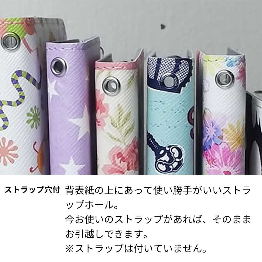 iPhone 15 Plus 夜とネコ 薄型スリム プリント手帳型ケース