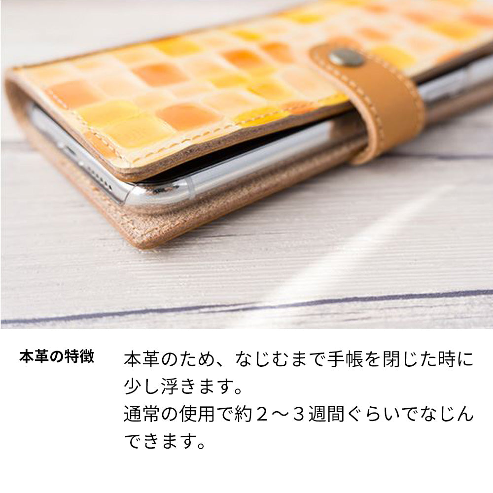 iPhone 18 Pro ステンドグラス&イタリアンレザー 手帳型ケース 耐衝撃