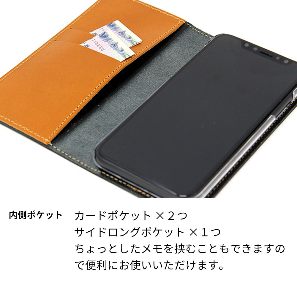 Galaxy S21 5G SC-51B docomo イタリアンレザー KOALA 本革 レザー 手帳型 ベルトなし スマホケース 耐衝撃