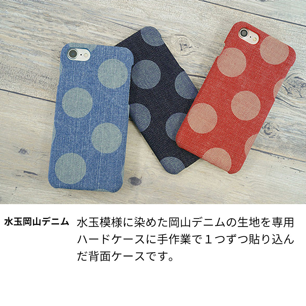 iPhone 18 Pro 水玉岡山デニムまるっと全貼りハードケース