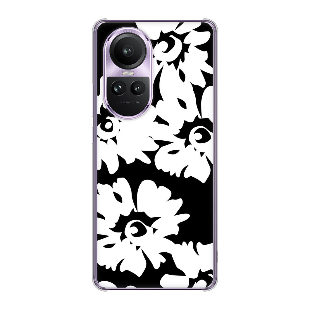 OPPO Reno10 Pro 5G A302OP SoftBank 1215 モダンフラワー ハードケース 背面印刷