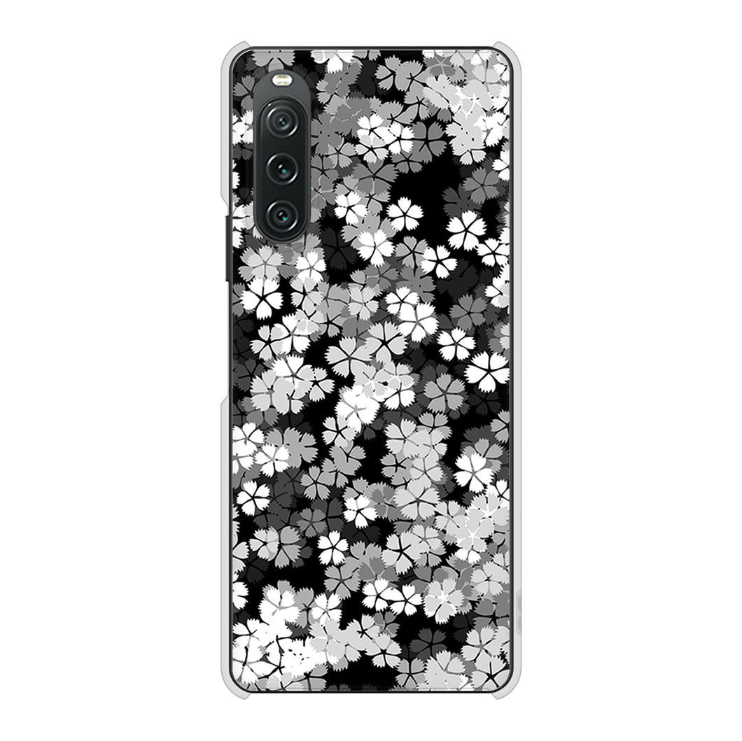 Xperia 10 V A302SO SoftBank 1332 夜桜 ハードケース 背面印刷