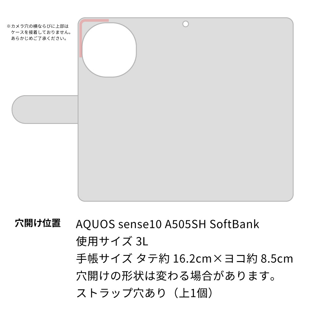 AQUOS sense10 A505SH SoftBank 魔法陣猫 通常型 プリント手帳型ケース