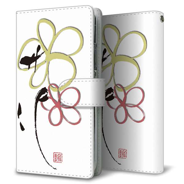 アローズ M03 高画質仕上げ プリント手帳型ケース(通常型)【OE800 flower】