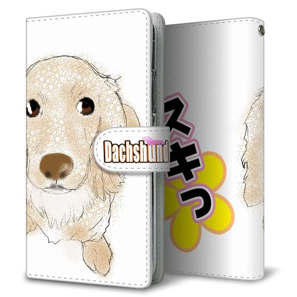SoftBank アクオスゼロ 801SH 高画質仕上げ プリント手帳型ケース(通常型)【YD812 ダックス03】