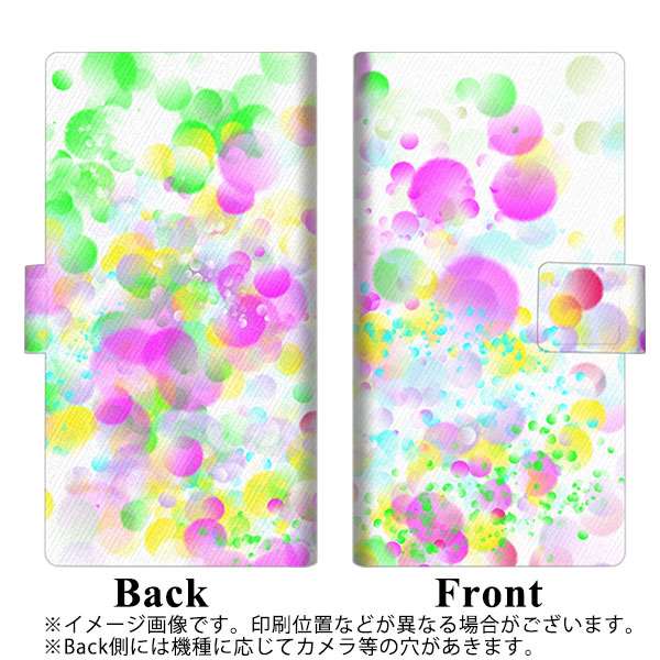 iPhone 18 Pro YB823 バブル 薄型スリム プリント手帳型ケース