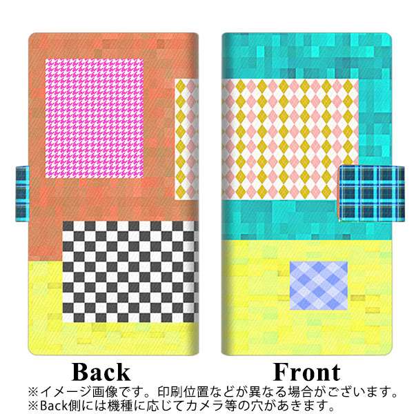 iPhone 18 Pro Max YB828 ツギハギ 薄型スリム プリント手帳型ケース