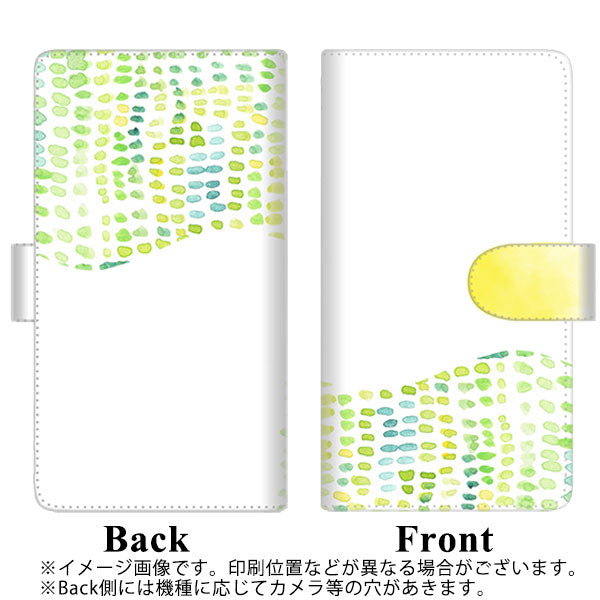 iPhone 18 Pro FD813 水彩02(藤浪) 通常型 プリント手帳型ケース