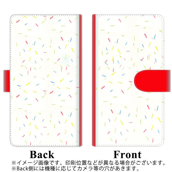 iPhone 18 Pro FD814 色鉛筆(藤浪) 通常型 プリント手帳型ケース