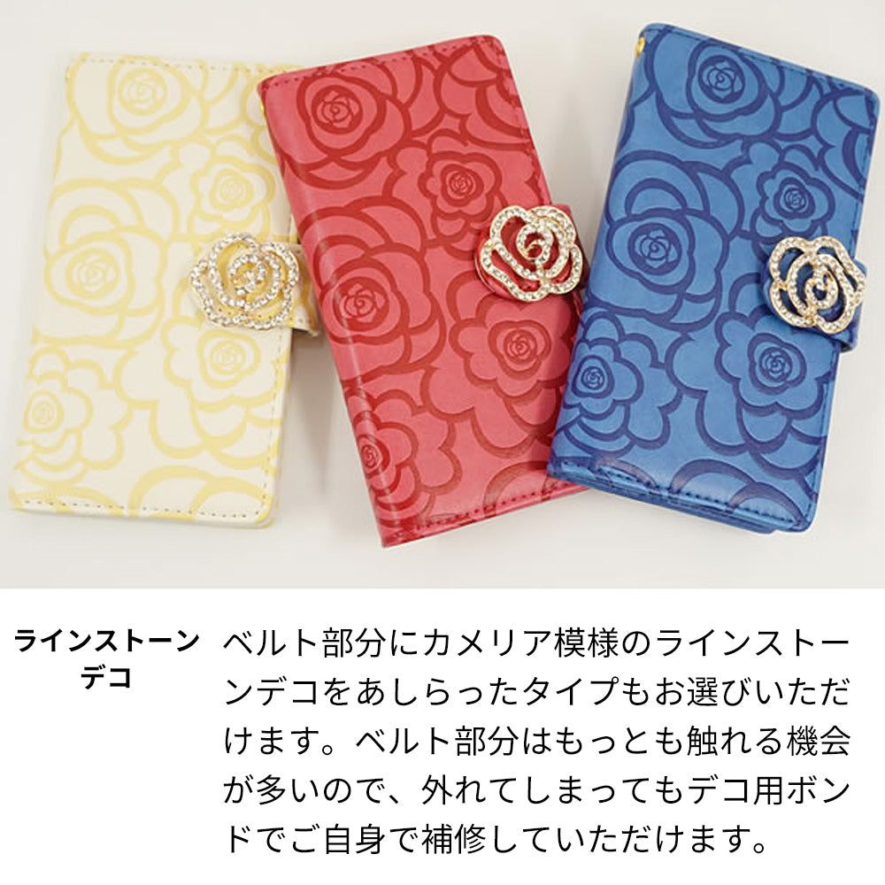 iPhone 17 Rose(ローズ)バラ模様 手帳型ケース 耐衝撃