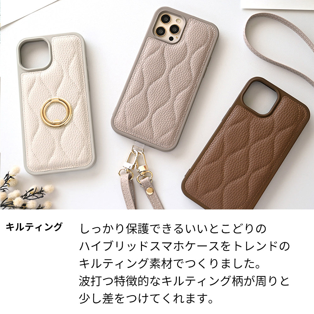 iPhone 18 Pro キルティング ウェーブ カラーリアケース
