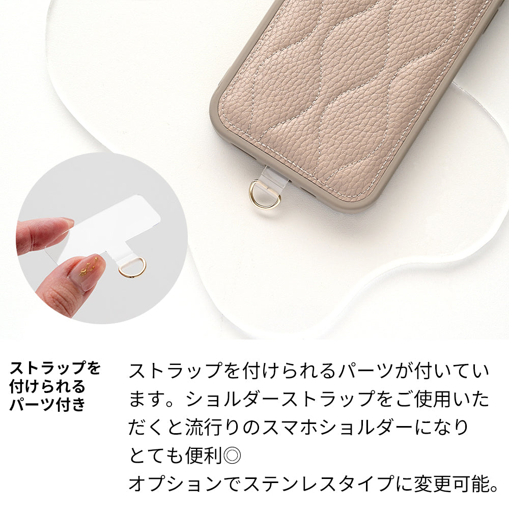 iPhone 17 キルティング ウェーブ カラーリアケース