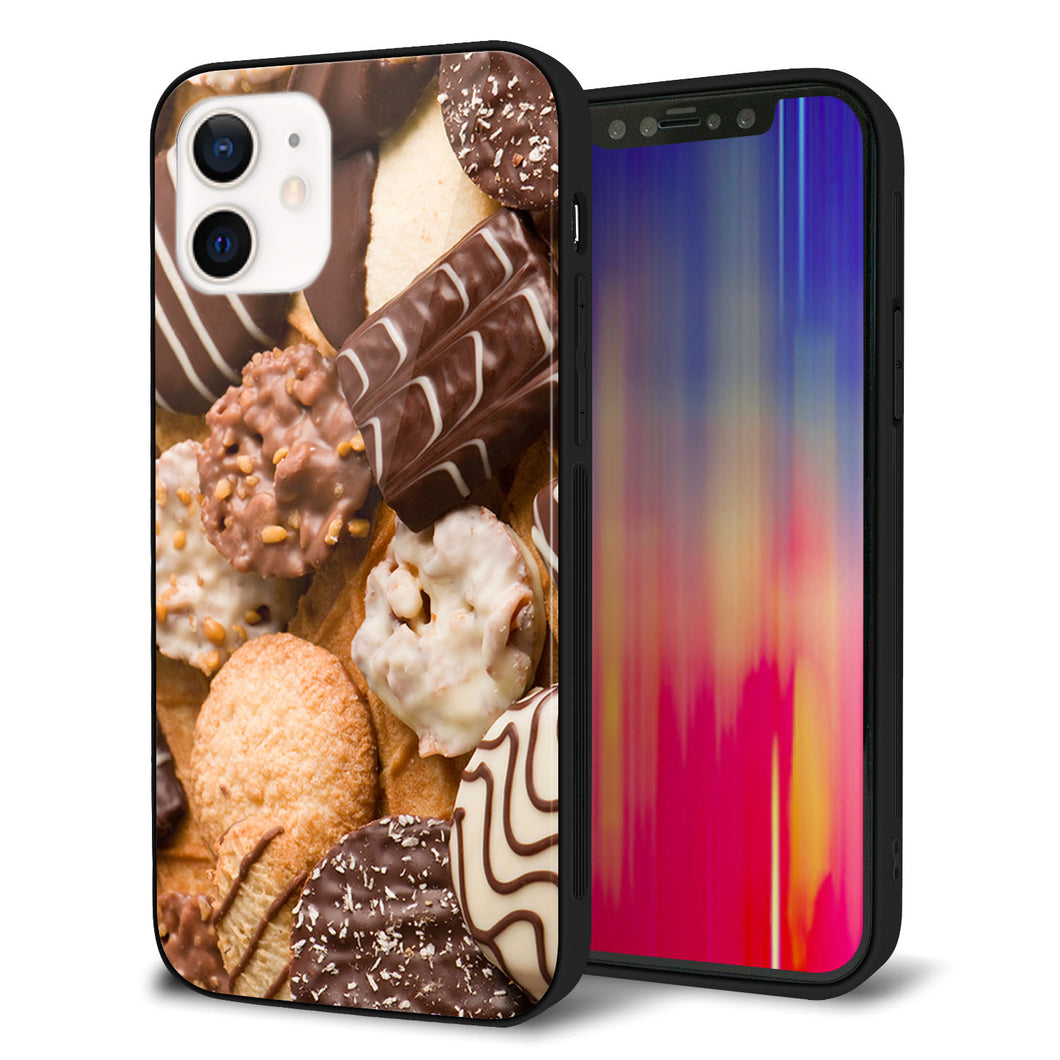 iPhone 12 強化ガラス&TPUスマホケース ガラプリ【442 クッキー mix】