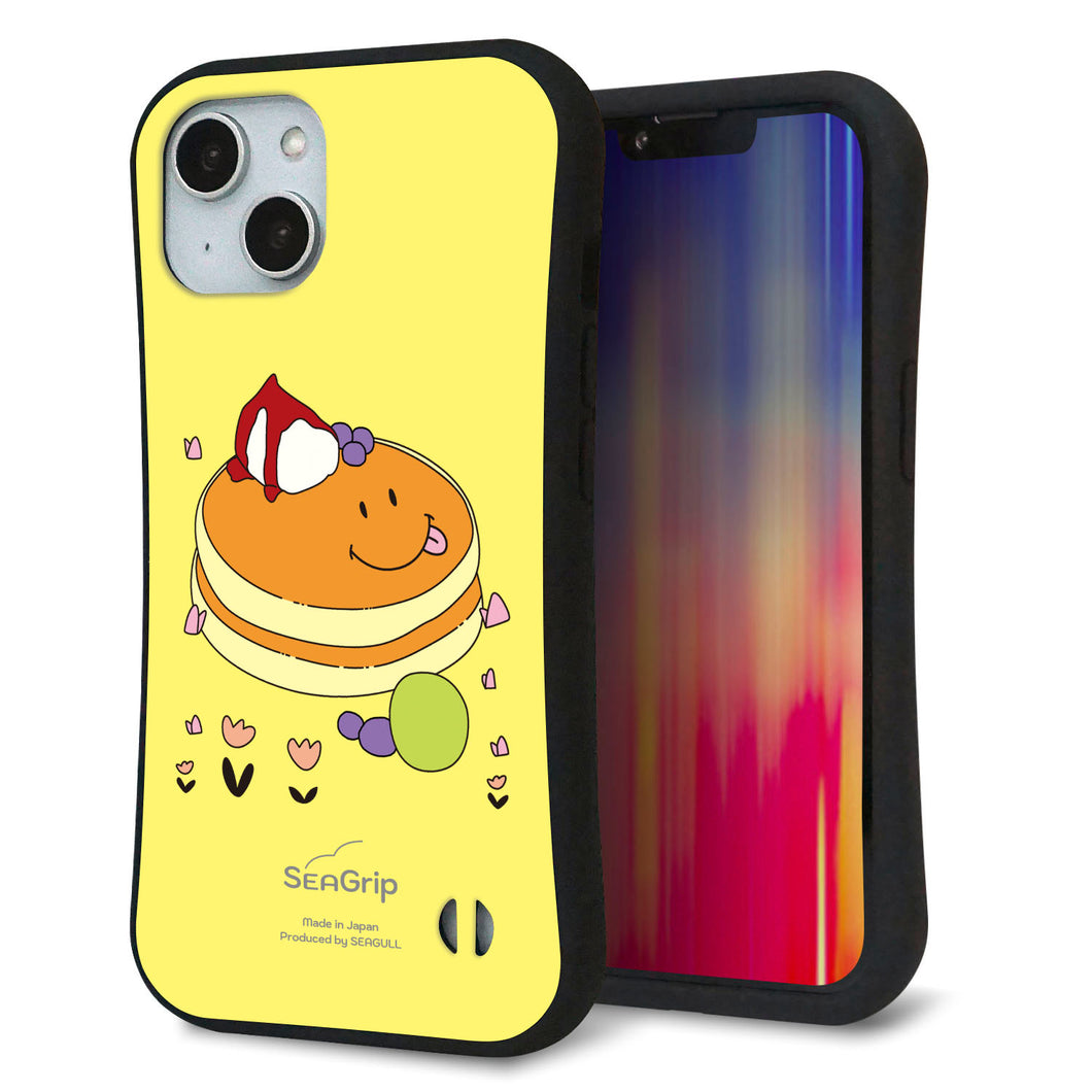 iPhone 14 スマホケース 「SEA Grip」 グリップケース Sライン 【MA901 パンケーキ】 UV印刷