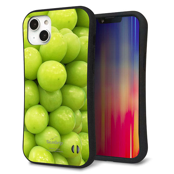 iPhone 14 Plus スマホケース 「SEA Grip」 グリップケース Sライン 【MA880 マスカット】 UV印刷