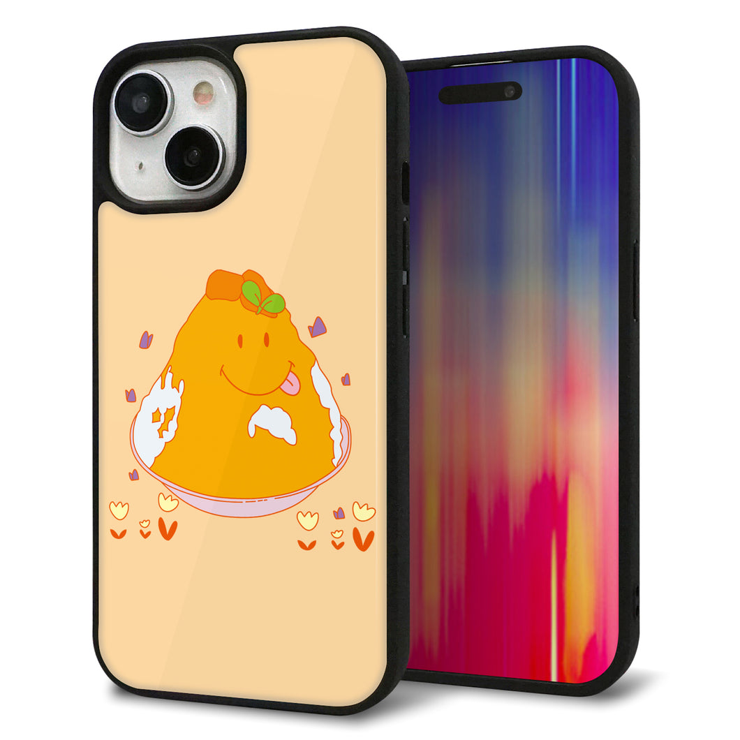 iPhone 15 強化ガラス&TPUスマホケース ガラプリ【MA904 台湾風かき氷】