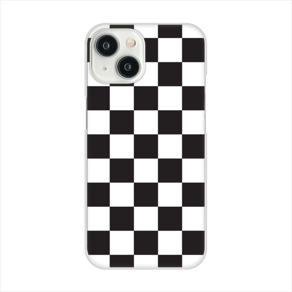 iPhone 15 151 フラッグチェック ハードケース 背面印刷