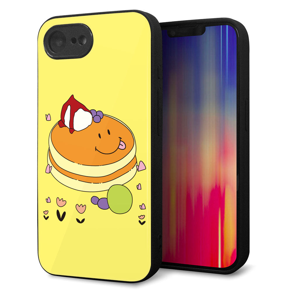 iPhone 16e 強化ガラス&TPUスマホケース ガラプリ【MA901 パンケーキ】