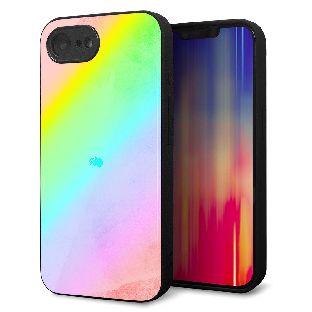 iPhone 16e 強化ガラス&TPUスマホケース ガラプリ【YJ287 デザイン】