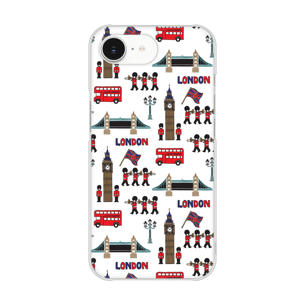 iPhone 16e EK811 ロンドンの街 ハードケース 背面印刷