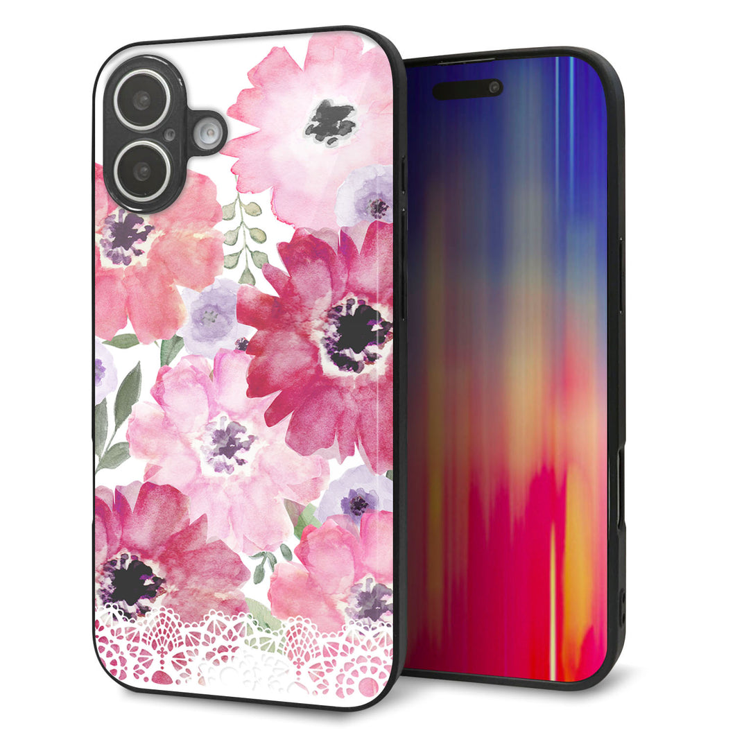 iPhone 16 Plus 強化ガラス&TPUスマホケース ガラプリ【SC943 ドゥ・パフューム1】