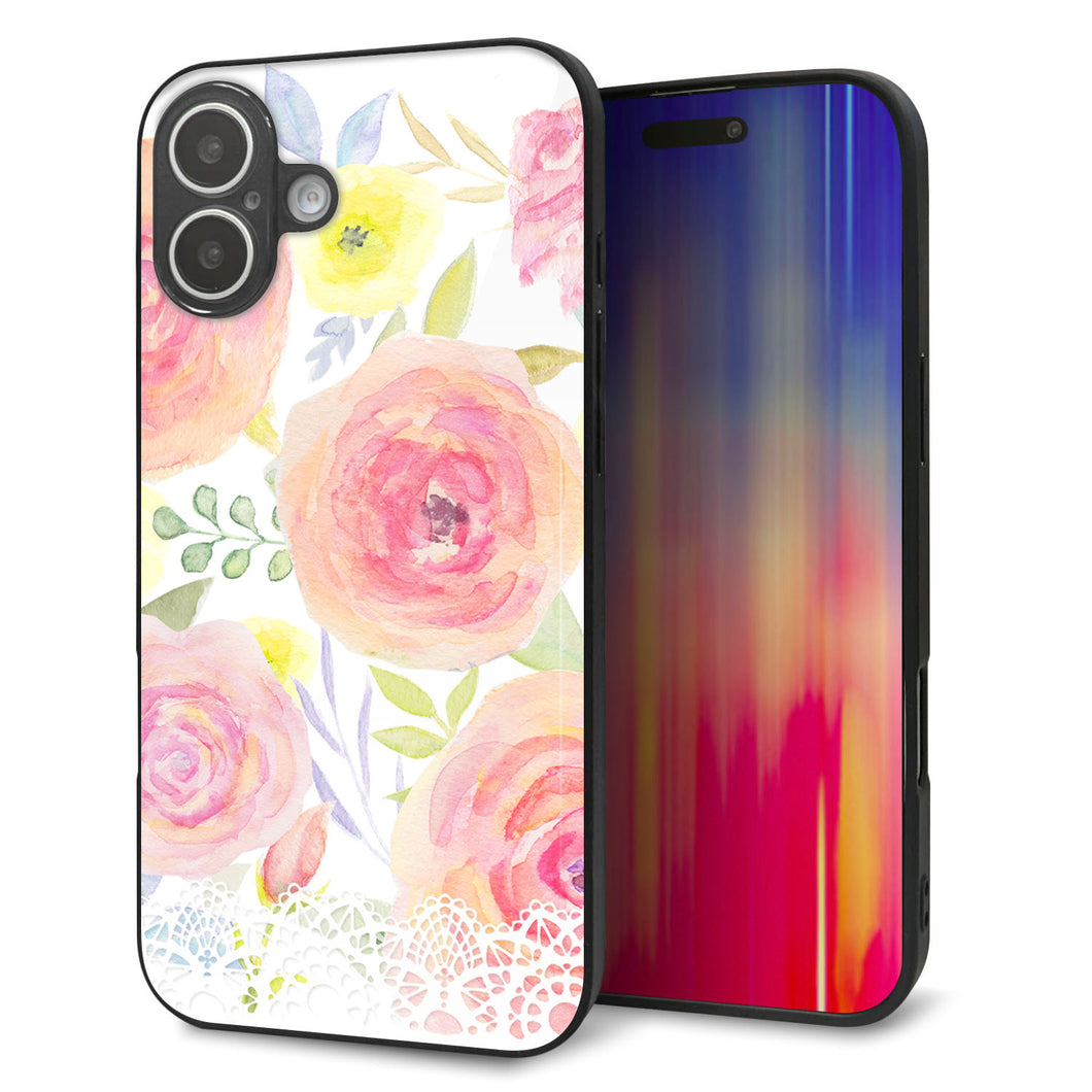 iPhone 16 Plus 強化ガラス&TPUスマホケース ガラプリ【SC945 ドゥ・パフューム3】