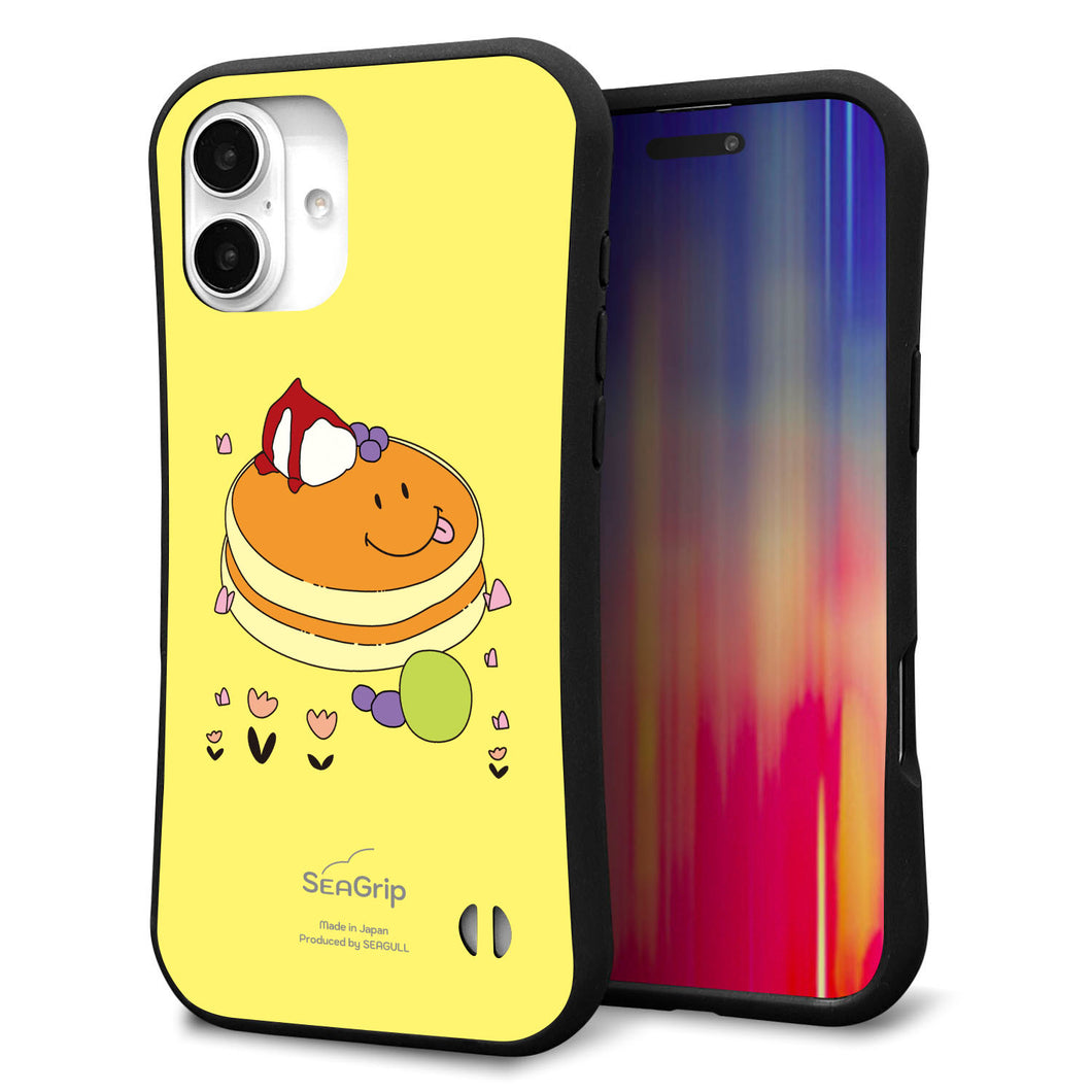 iPhone 16 Plus スマホケース 「SEA Grip」 グリップケース Sライン 【MA901 パンケーキ】 UV印刷