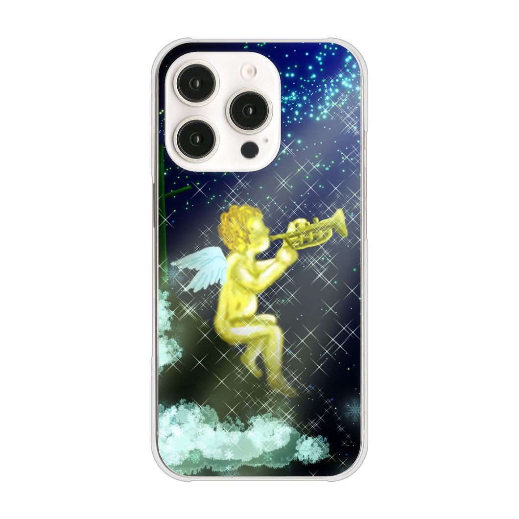 iPhone 16 Pro 1248 天使の演奏 ハードケース 背面印刷