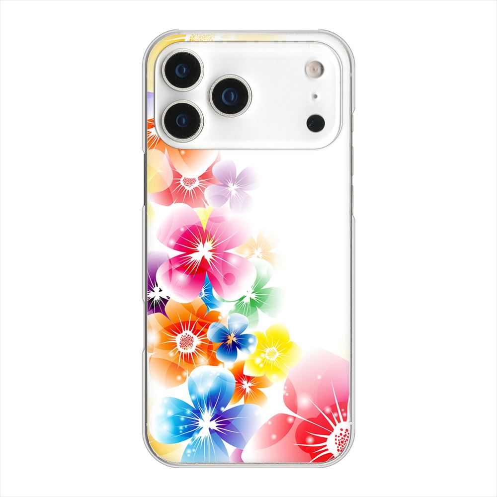 iPhone 18 Pro Max 高画質仕上げ 背面印刷 ハードケース 【1209 光と花】