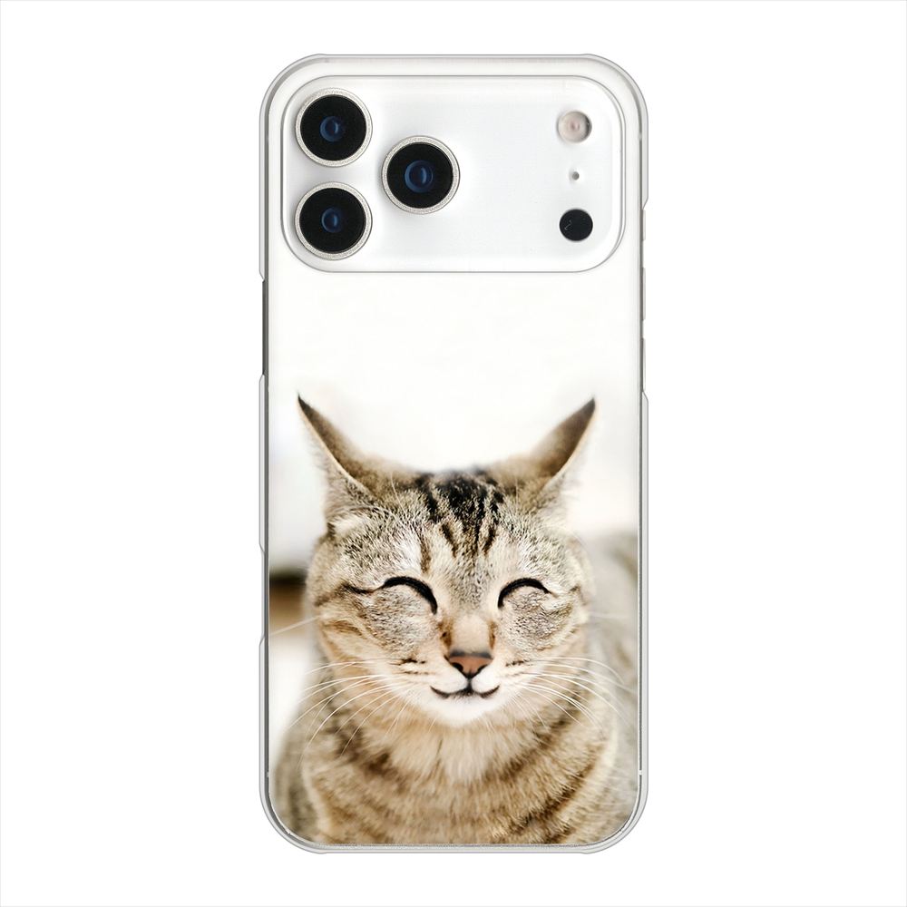 iPhone 18 Pro Max 高画質仕上げ 背面印刷 ハードケース 【VA801 笑福ねこ】