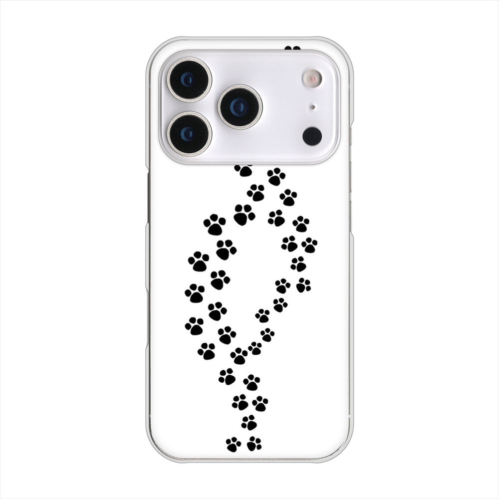 iPhone 18 Pro 高画質仕上げ 背面印刷 ハードケース 【066 あしあと】