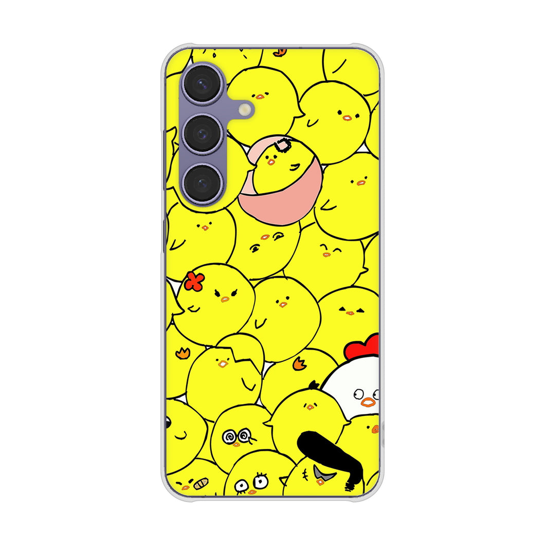 Galaxy S24 SC-51E docomo 1031 ピヨピヨ ハードケース 背面印刷