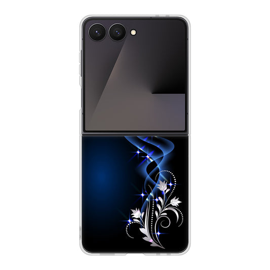 Galaxy Z Flip7 SC-55F docomo 高画質仕上げ 背面印刷 ハードケース 【1278 華より昇る流れ】
