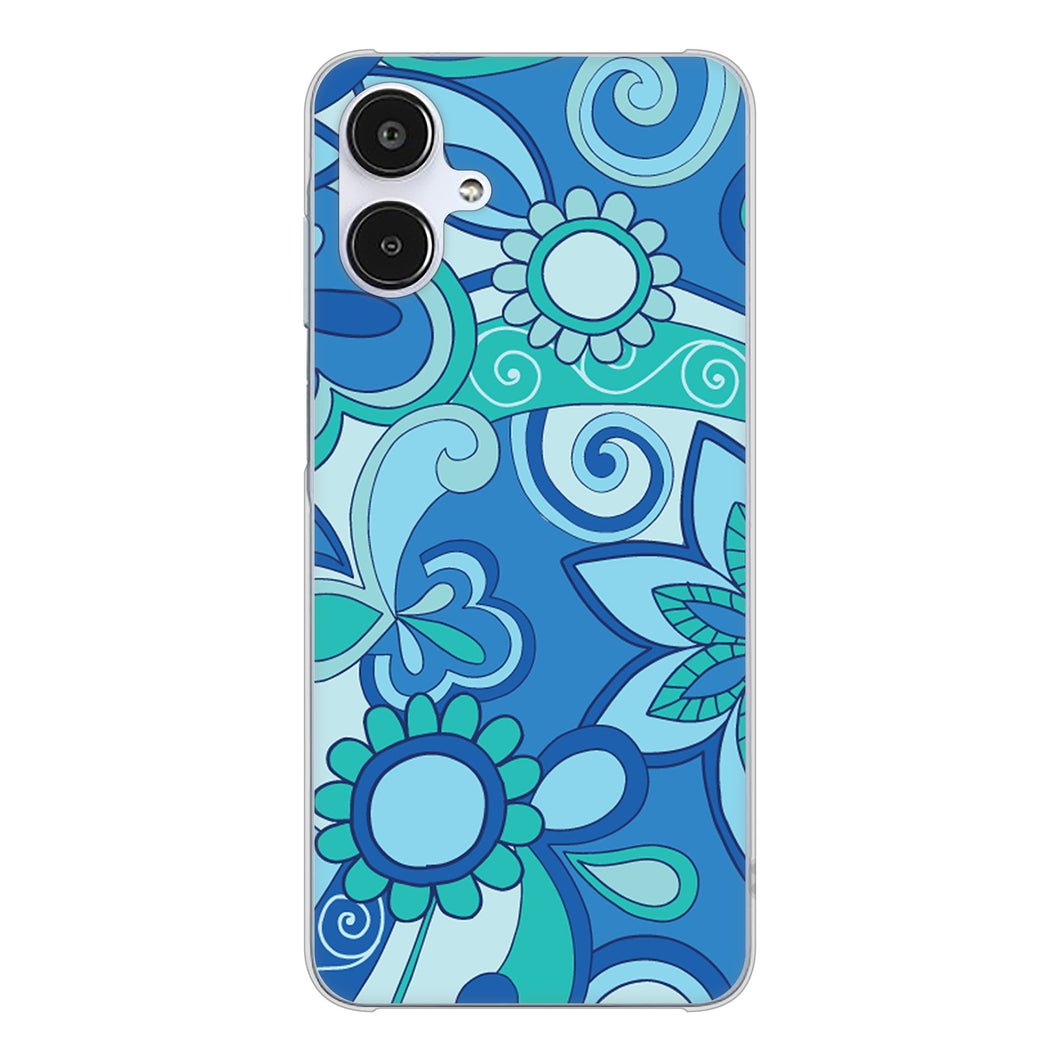 Galaxy A25 5G SCG33 au 409 ブルーミックス ハードケース 背面印刷