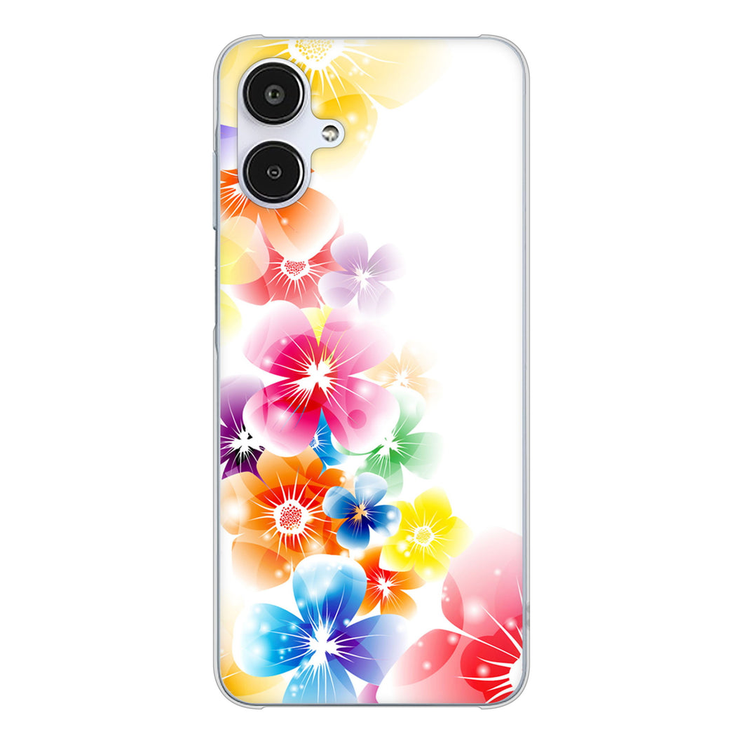 Galaxy A25 5G SCG33 au 1209 光と花 ハードケース 背面印刷