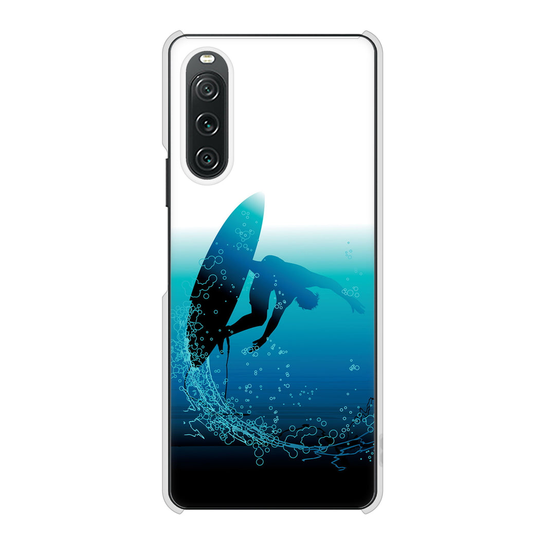 Xperia 10 V SO-52D docomo 416 カットバック ハードケース 背面印刷