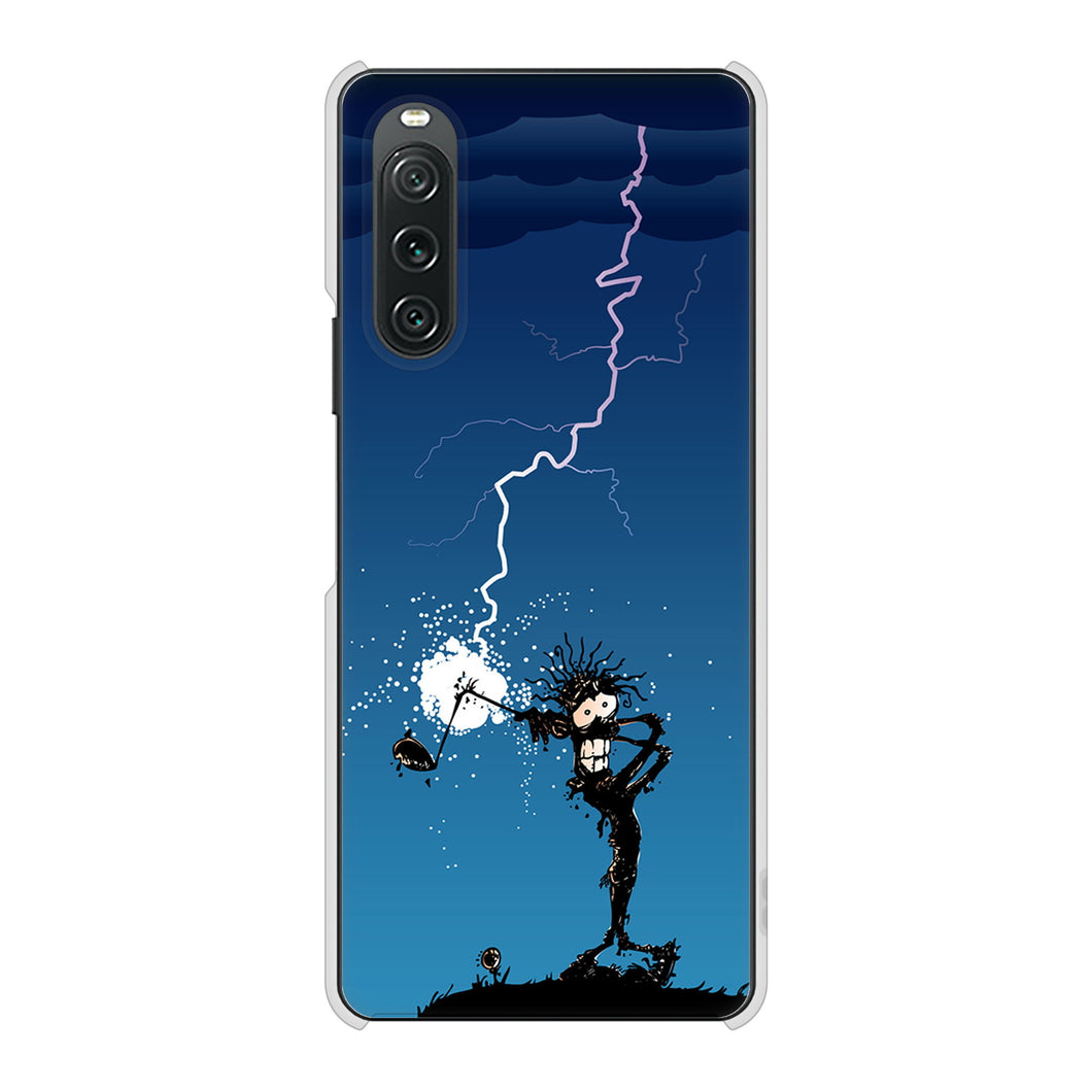 Xperia 10 V SO-52D docomo 417 ゴルファーの苦難 ハードケース 背面印刷