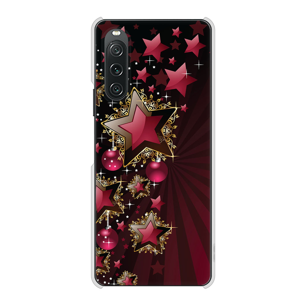 Xperia 10 V SO-52D docomo 434 星の壁 ハードケース 背面印刷