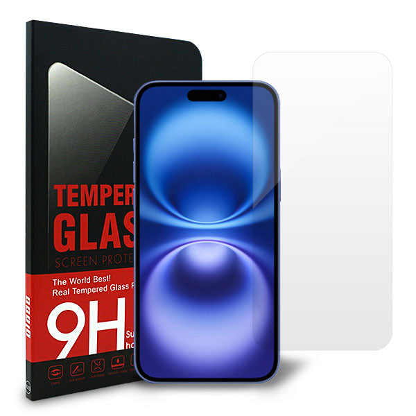 iPhone 16 Plus 強化ガラス液晶保護フィルム