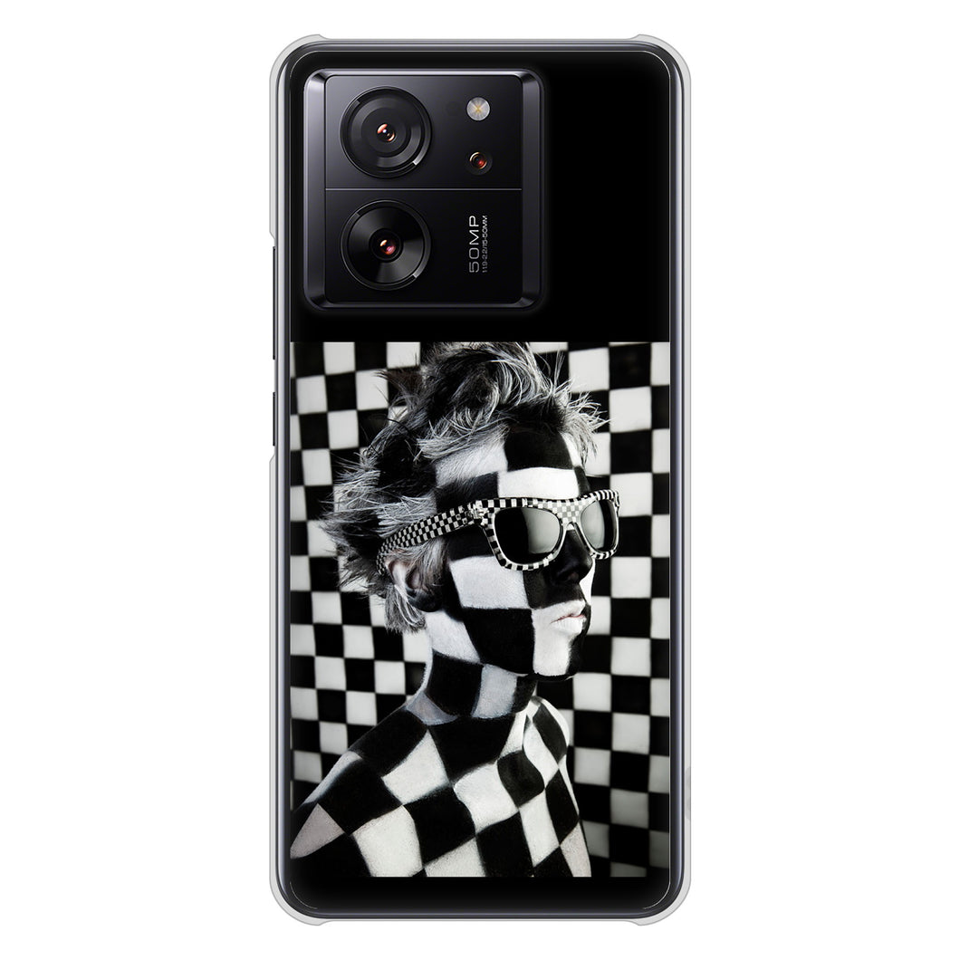 Xiaomi 13T XIG04 au 357 bk&wh ハードケース 背面印刷