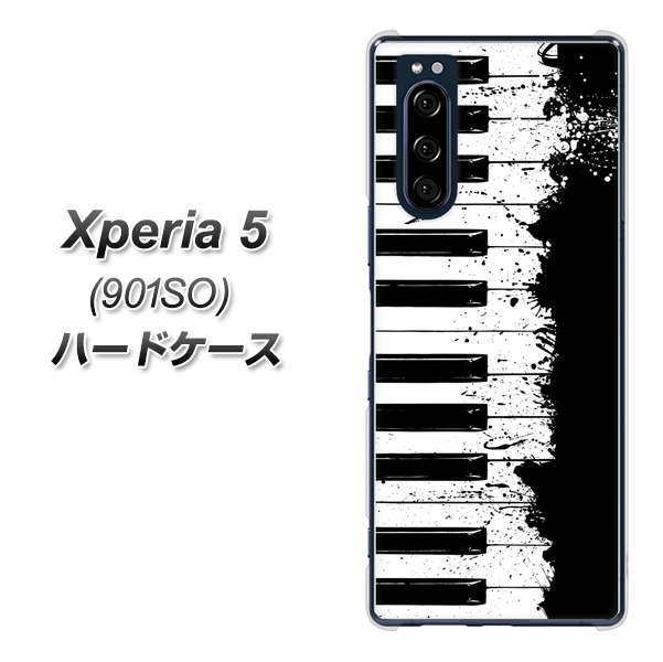 Xperia 5 901SO SoftBank 611 クラッシュピアノ ハードケース 背面印刷