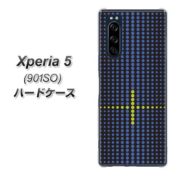Xperia 5 901SO SoftBank IB907 グラデーションドット ハードケース 背面印刷