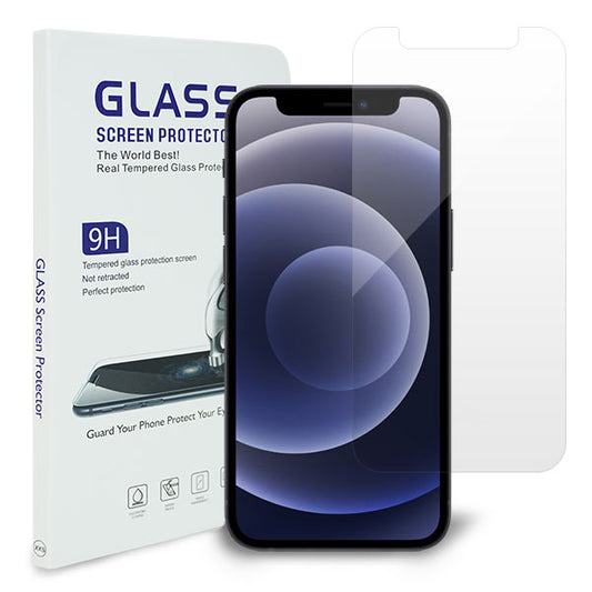 iPhone 12 mini 強化ガラス液晶保護フィルム 0.5mm 表面硬度9H 衝撃吸収 指紋防止 防水