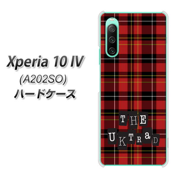 Xperia 10 IV A202SO SoftBank 547 THEチェック ハードケース 背面印刷