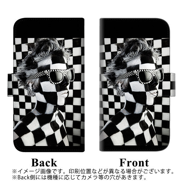 iPhone 6 Plus 357 bk&wh 通常型 プリント手帳型ケース