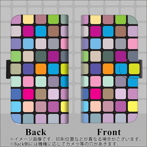 iPhone 6 Plus 509 カラースクエア 通常型 プリント手帳型ケース