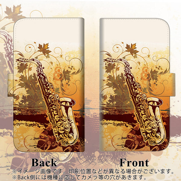 iPhone 6 Plus EK909 哀愁のサックス 通常型 プリント手帳型ケース