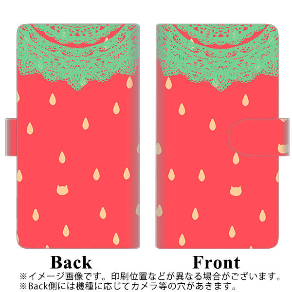 Google Pixel 11 Pro 高画質仕上げ プリント手帳型ケース ( 通常型 ) 【MI800 strawberry ストロベリー】