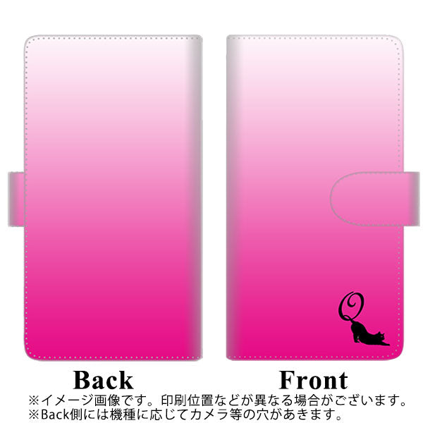 iPhone XS Max 高画質仕上げ プリント手帳型ケース(通常型)【YI858 イニシャル ネコ Q】